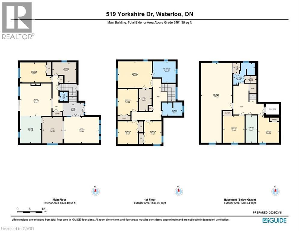 Floor plan - 519 Yorkshire Drive, Waterloo, ON - Other
