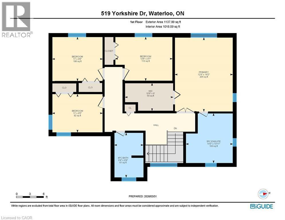Floor plan - 519 Yorkshire Drive, Waterloo, ON - Other