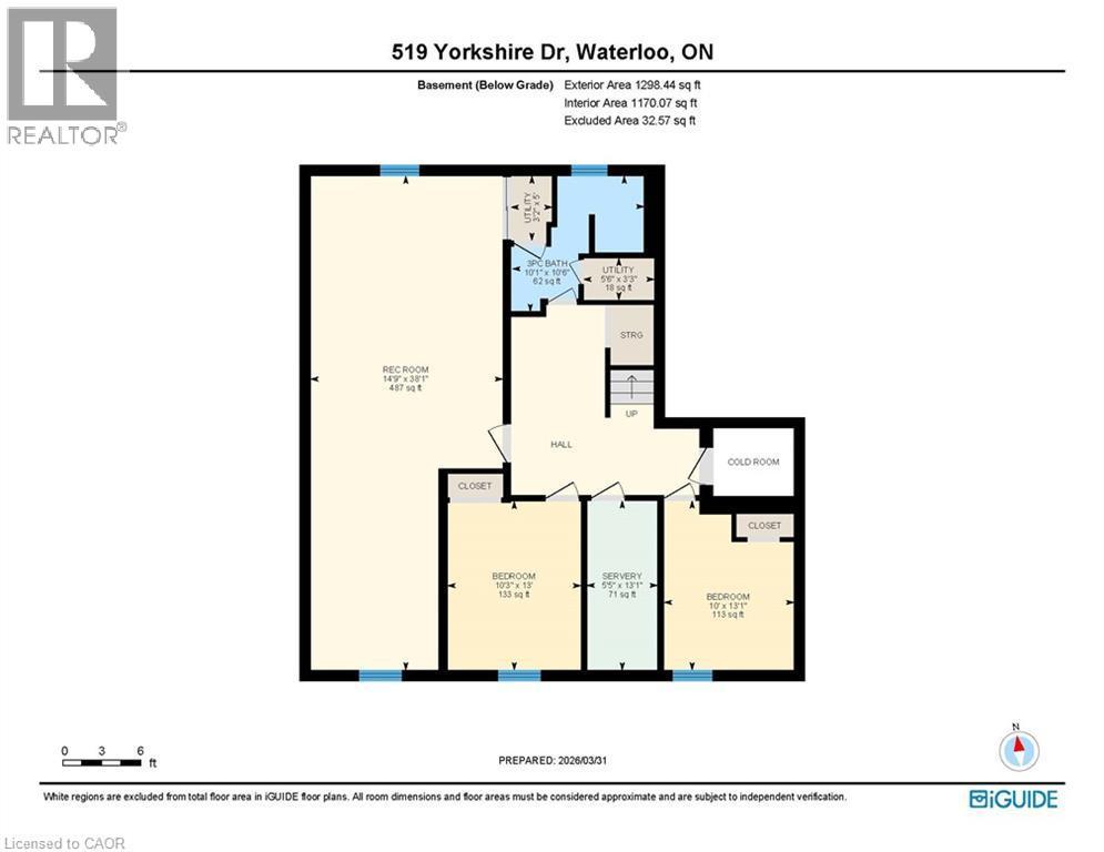 Floor plan - 519 Yorkshire Drive, Waterloo, ON - Other
