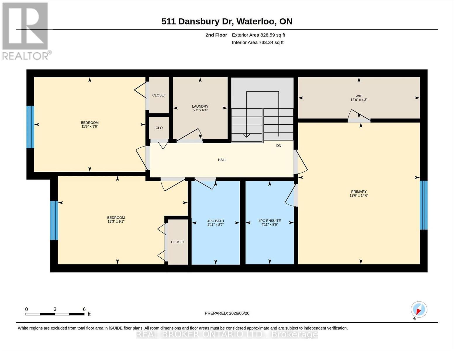 Second Floor - 511 Dansbury Drive, Waterloo, ON - Other