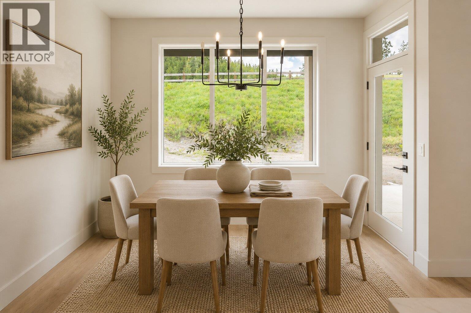 *This photo has been virtually staged - 2125 Montenegro Drive, Kelowna, BC - Indoor Photo Showing Dining Room
