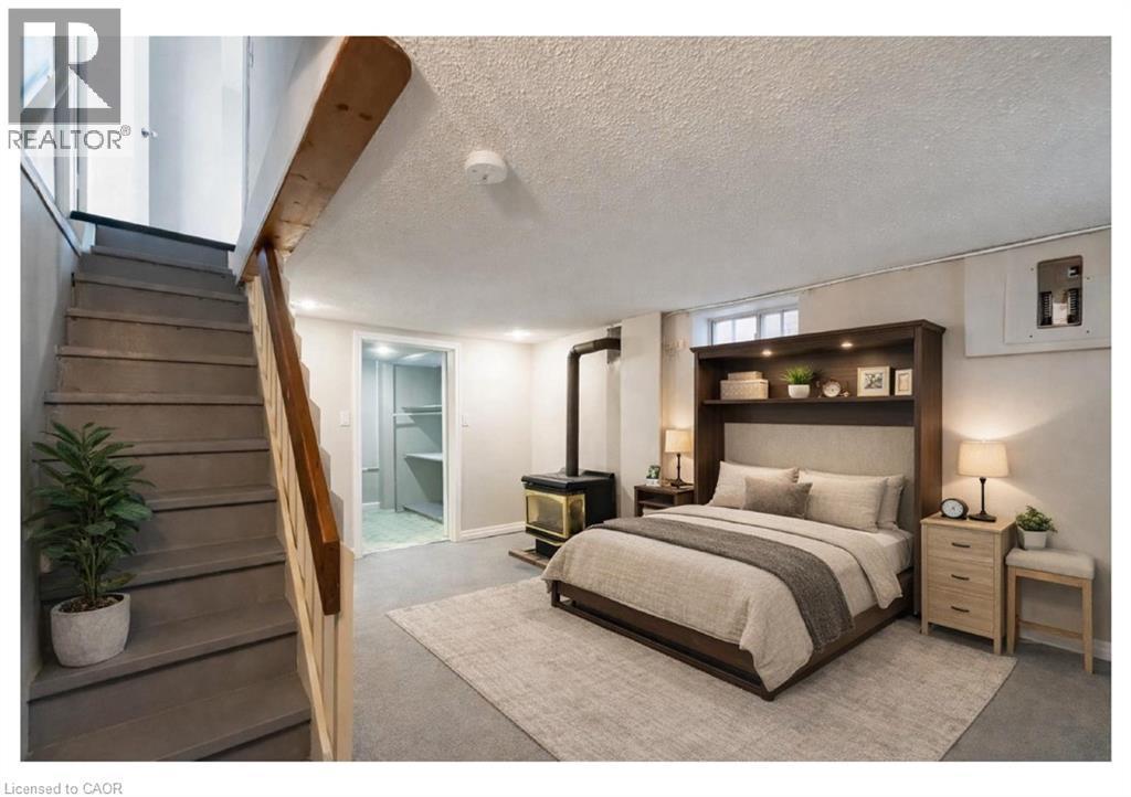 Virtually Staged - 187 Barton Street W, Hamilton, ON - Indoor Photo Showing Bedroom