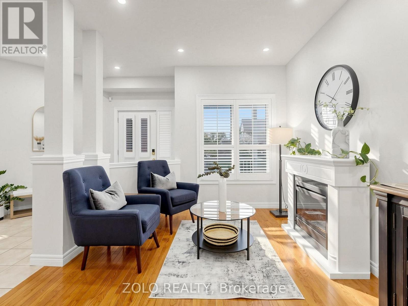 70 Doon Mills Drive, Kitchener, ON - Indoor Photo Showing Living Room With Fireplace