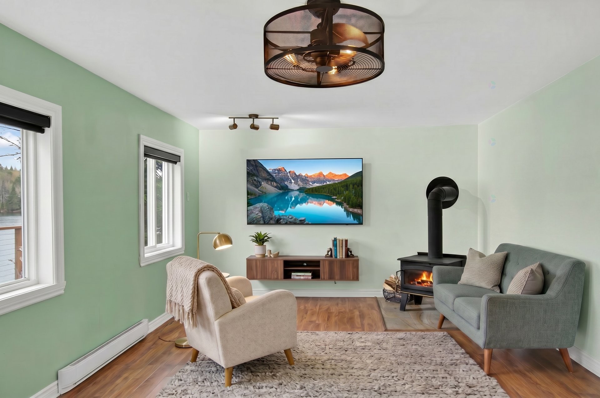Living Room - 113 Ch. Gougeon, La Minerve, QC - Indoor