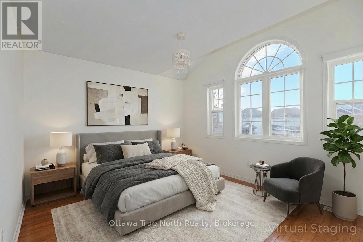 virtual staging - 110 Macara Crescent, Ottawa, ON - Indoor Photo Showing Bedroom