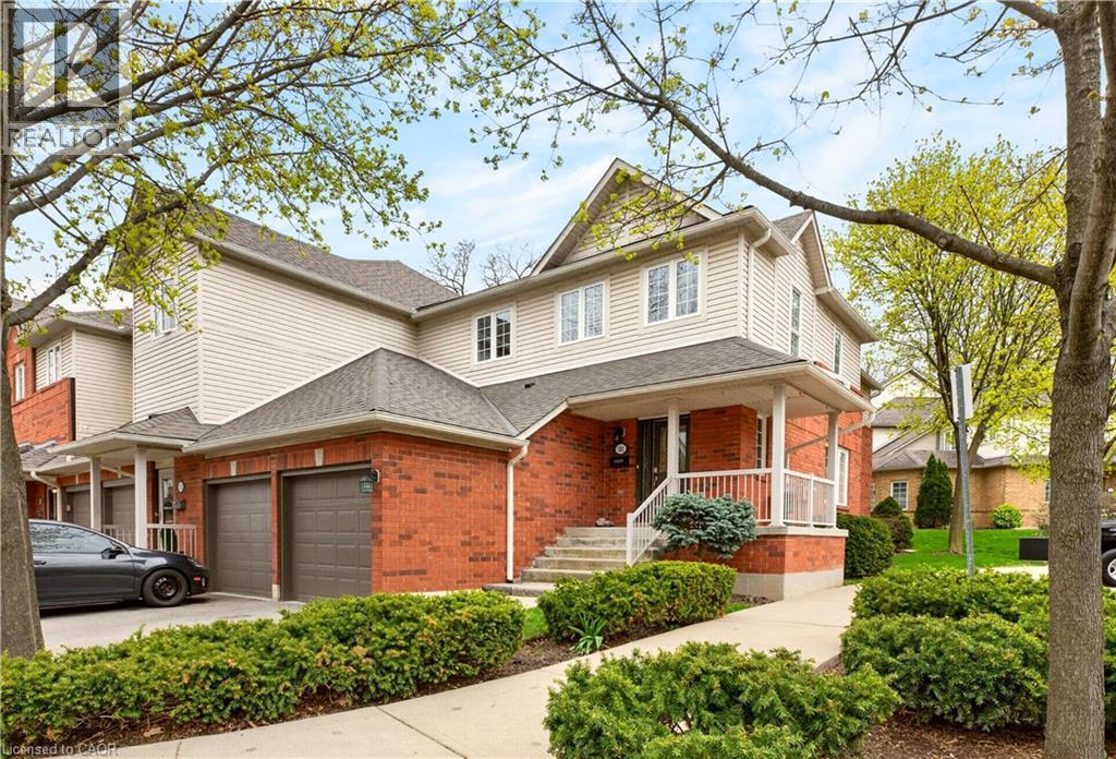 front & side of unit 101 w/ convenient visitor prkg. nearby - 100 Beddoe Drive Unit# 101, Hamilton, ON - Outdoor With Deck Patio Veranda