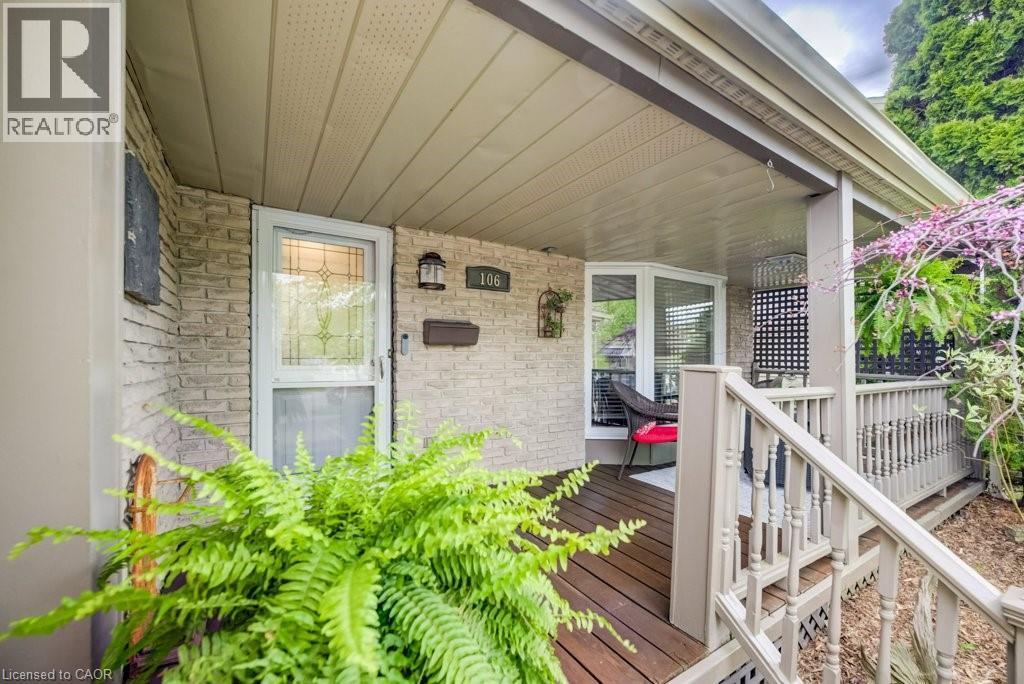 106 Parkland Crescent, Kitchener, ON - Outdoor With Deck Patio Veranda