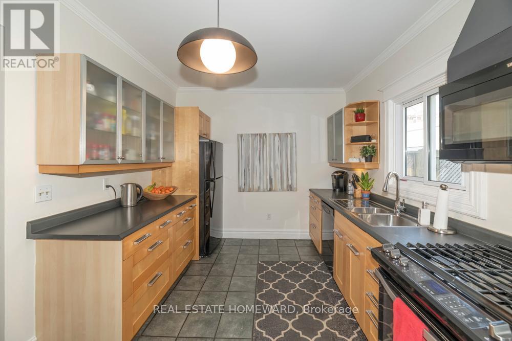 55 Devon Road, Toronto, ON - Indoor Photo Showing Kitchen With Double Sink