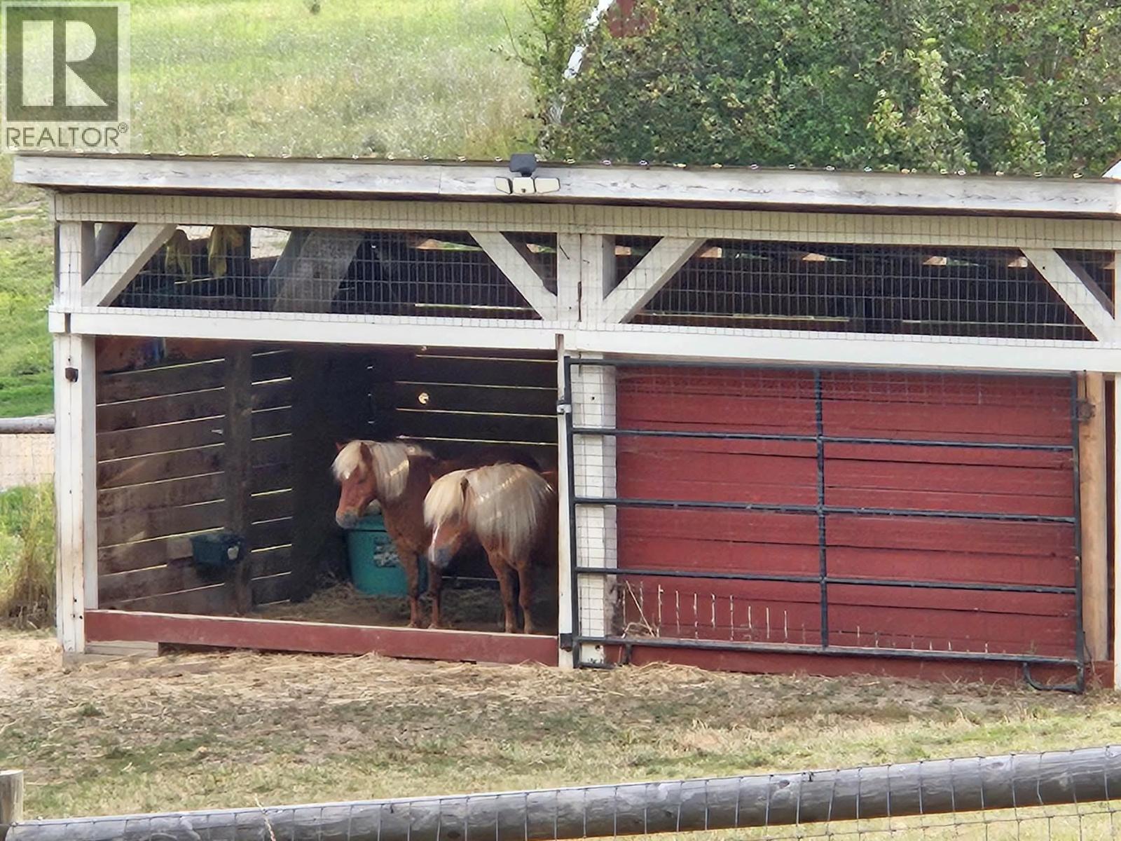 horse shelter - 270 Brash-Allen Road, Enderby, BC - Outdoor