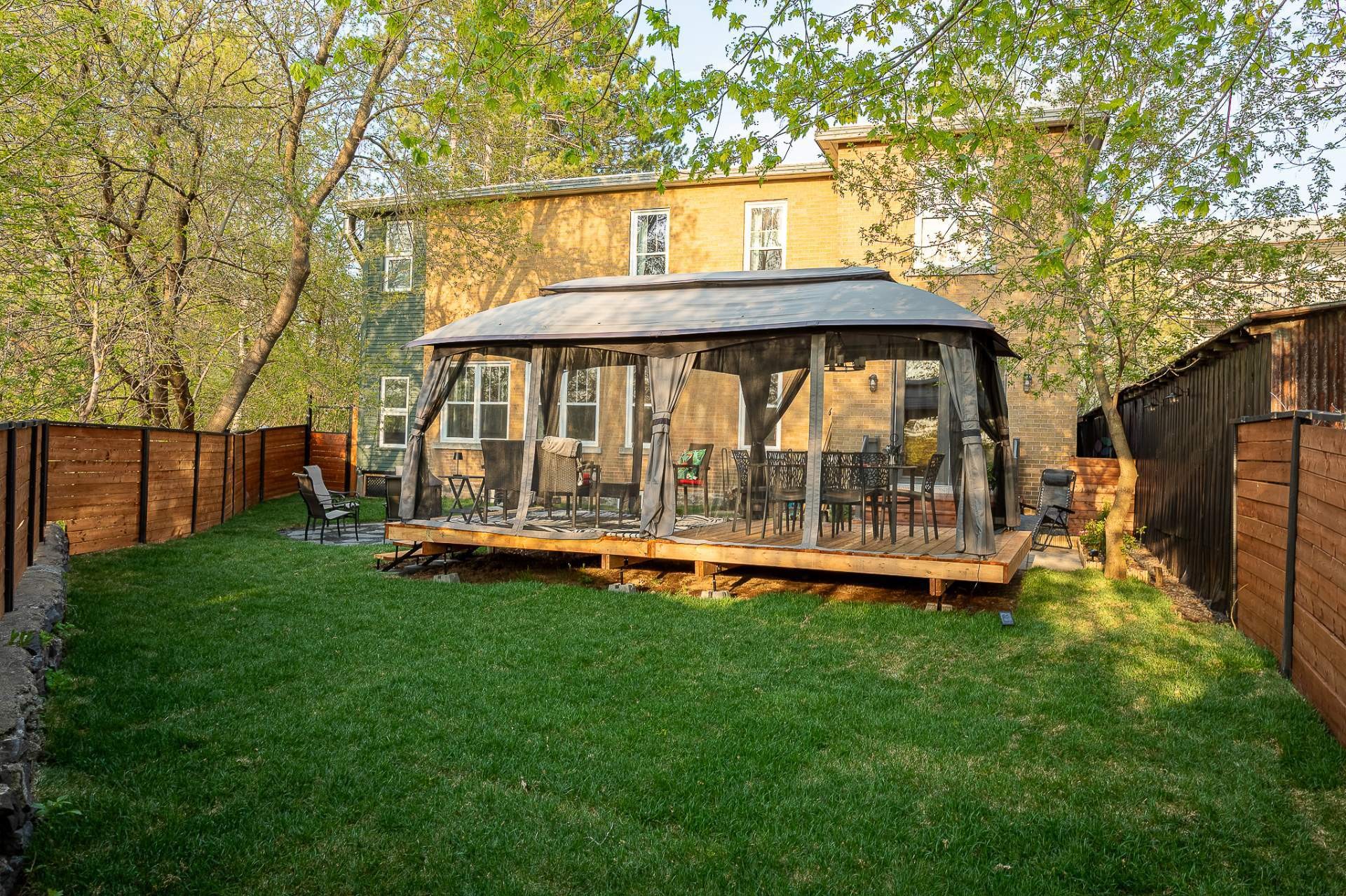 Courtyard - 979 Av. Hemlock, Shawinigan, QC - Outdoor With Deck Patio Veranda With Backyard