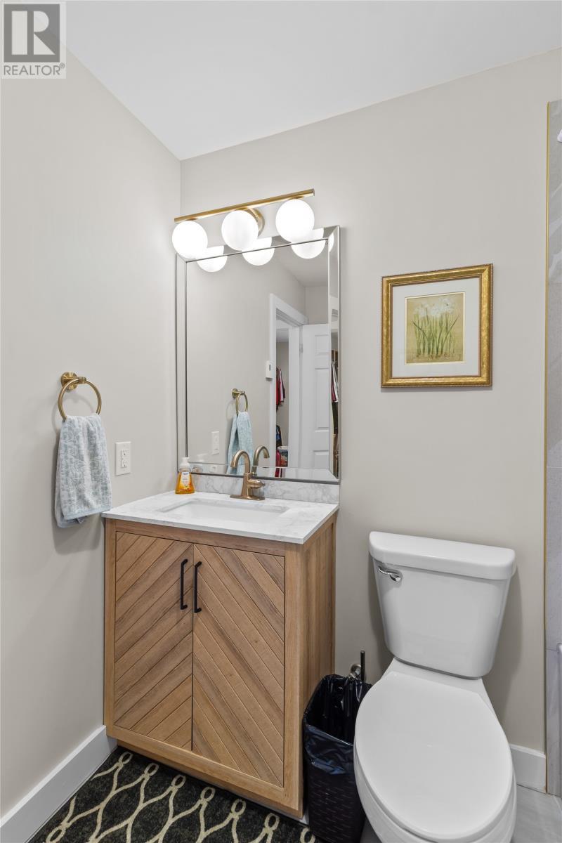 Updated Vanity and Toliet - 13 Devine Place, St. John'S, NL - Indoor Photo Showing Bathroom
