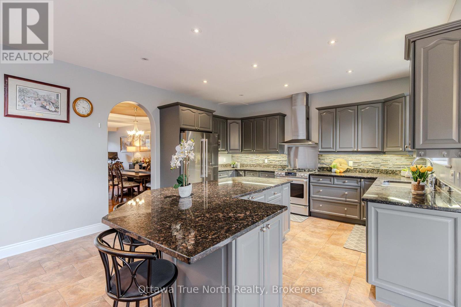 507 Kochar Drive, Ottawa, ON - Indoor Photo Showing Kitchen With Stainless Steel Kitchen With Upgraded Kitchen