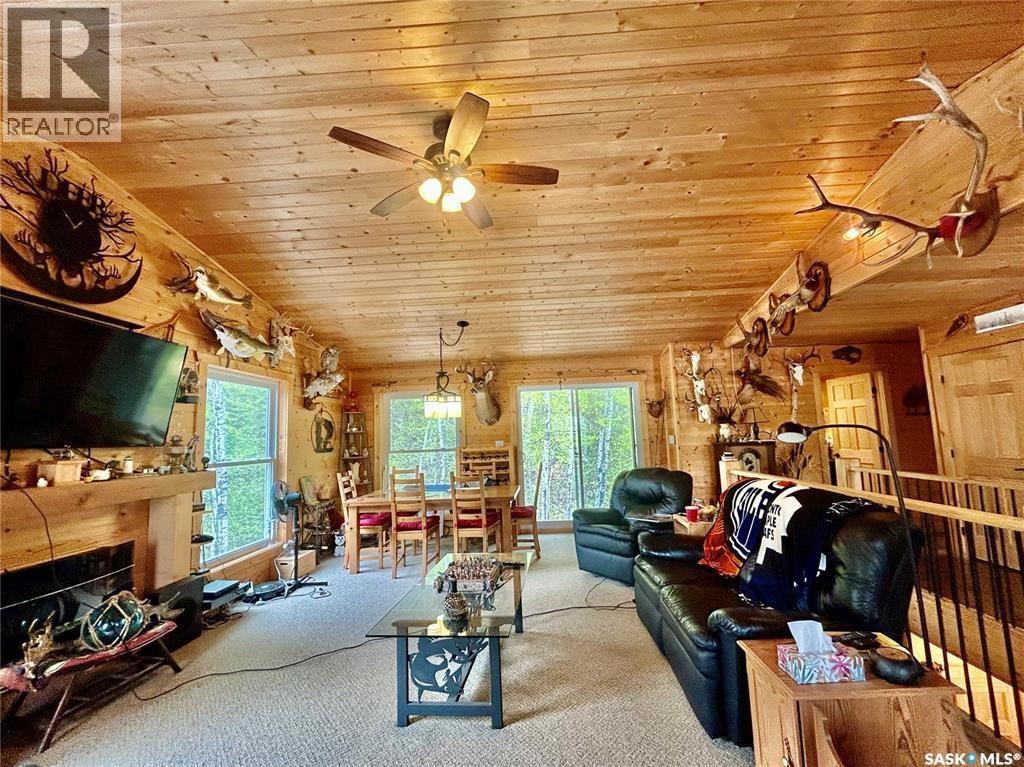 10 Hillview Drive, Tobin Lake, SK - Indoor With Fireplace