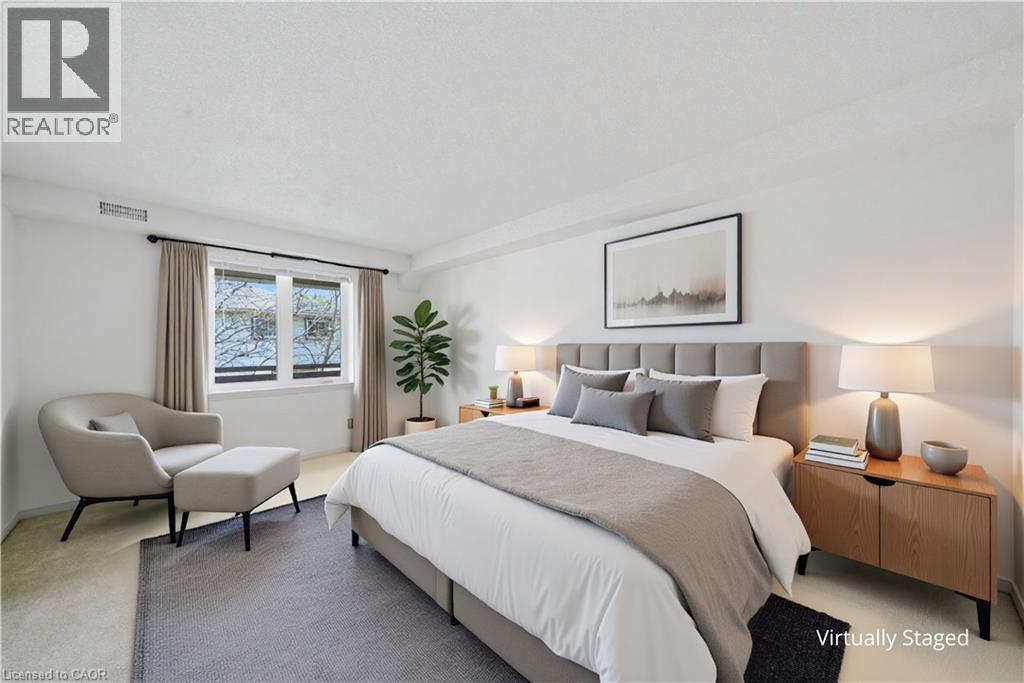 Virtually Staged - 416 Limeridge Road E Unit# 303, Hamilton, ON - Indoor Photo Showing Bedroom