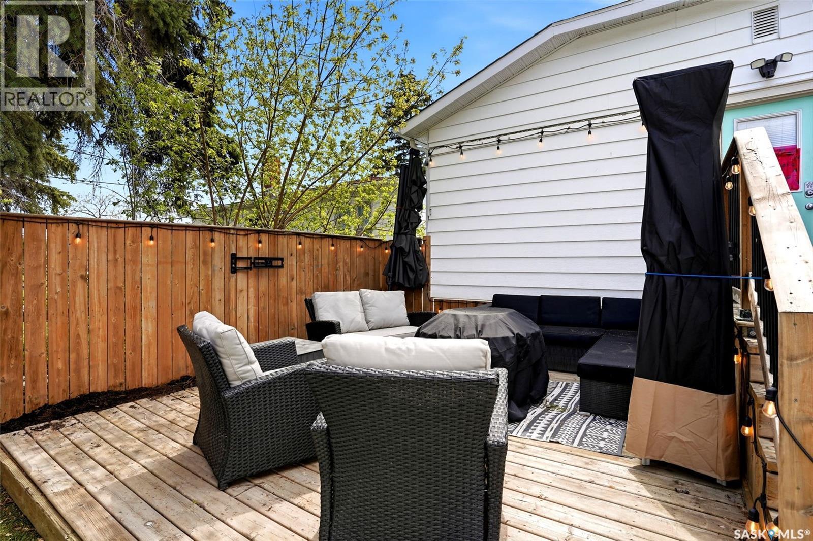 3410 Mccallum Avenue, Regina, SK - Outdoor With Deck Patio Veranda With Exterior