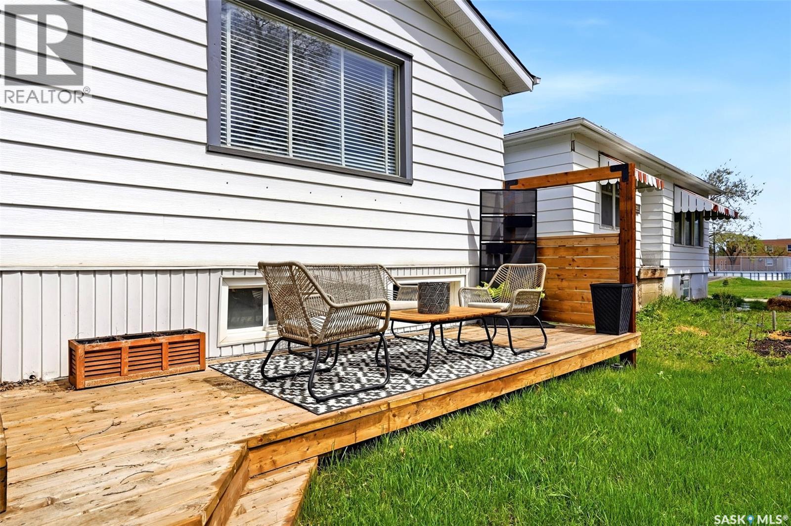 3410 Mccallum Avenue, Regina, SK - Outdoor With Deck Patio Veranda With Exterior