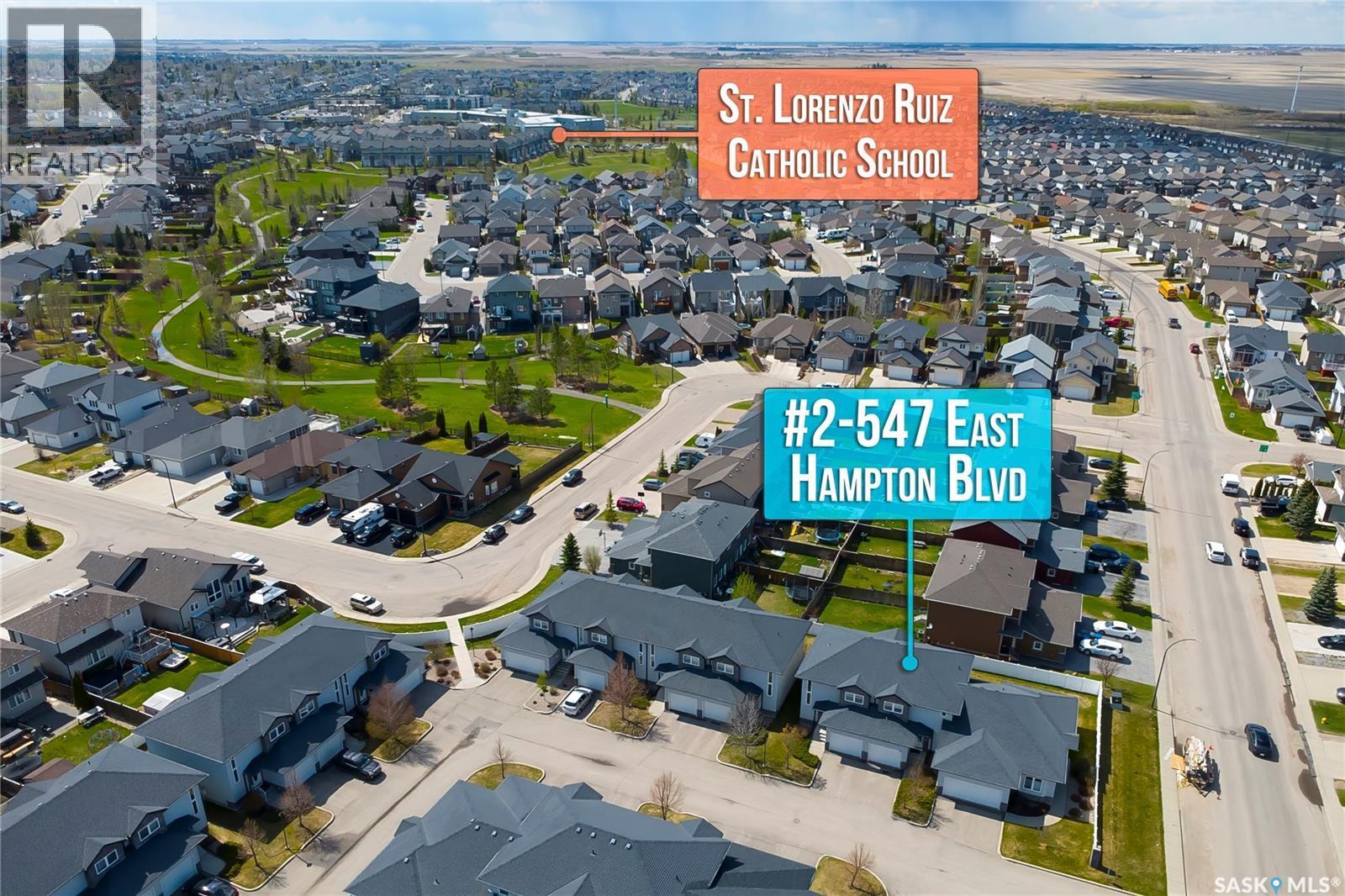 2 547 East Hampton Boulevard, Saskatoon, SK - Outdoor With View