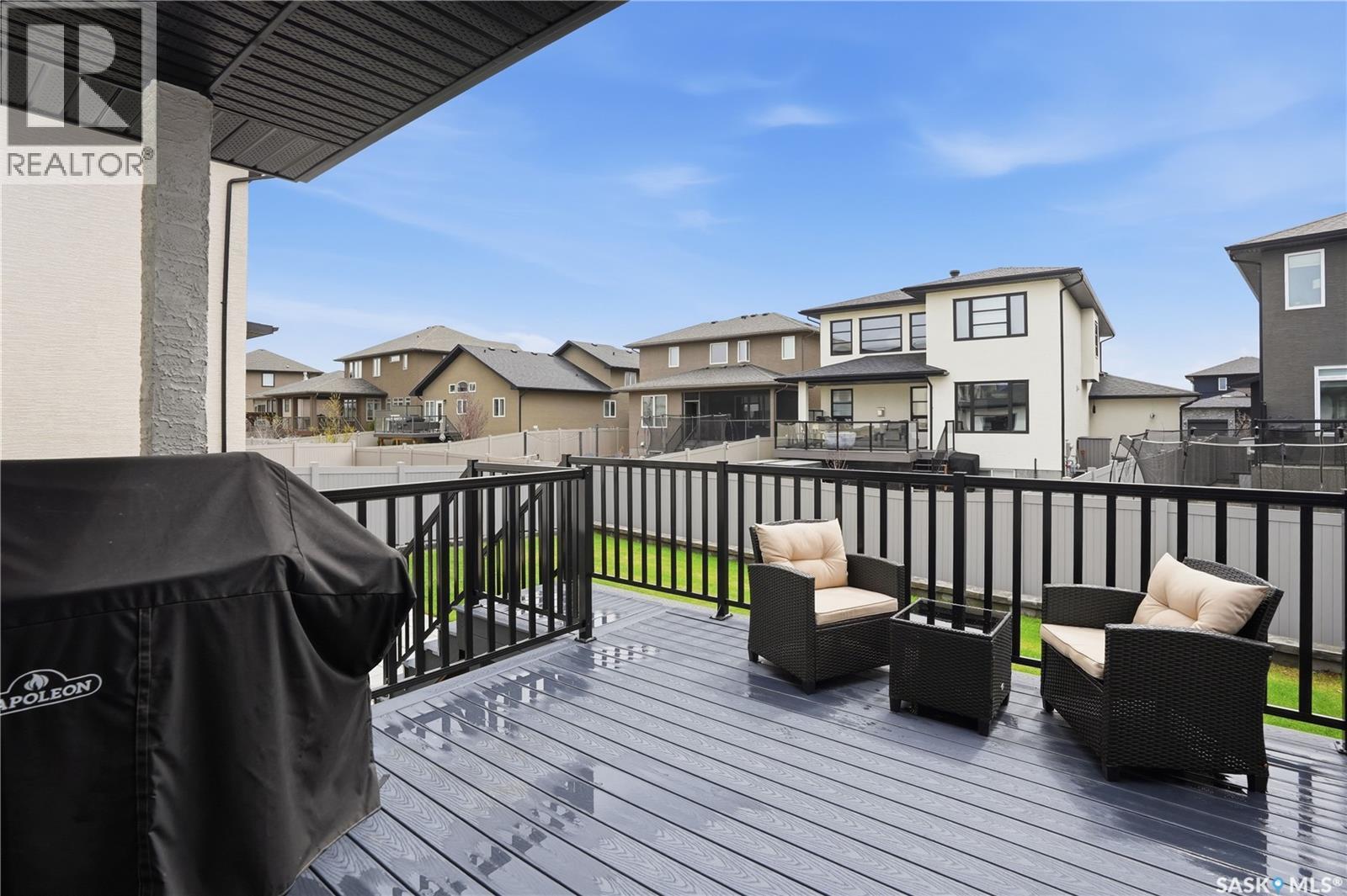 4264 Elderberry Crescent E, Regina, SK - Outdoor With Deck Patio Veranda With Exterior