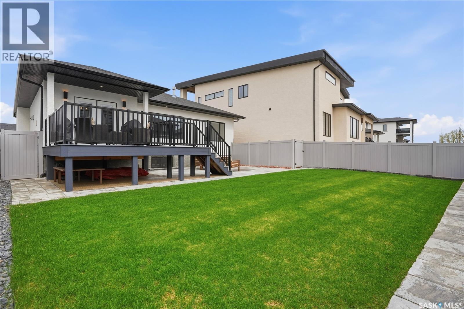 4264 Elderberry Crescent E, Regina, SK - Outdoor With Deck Patio Veranda