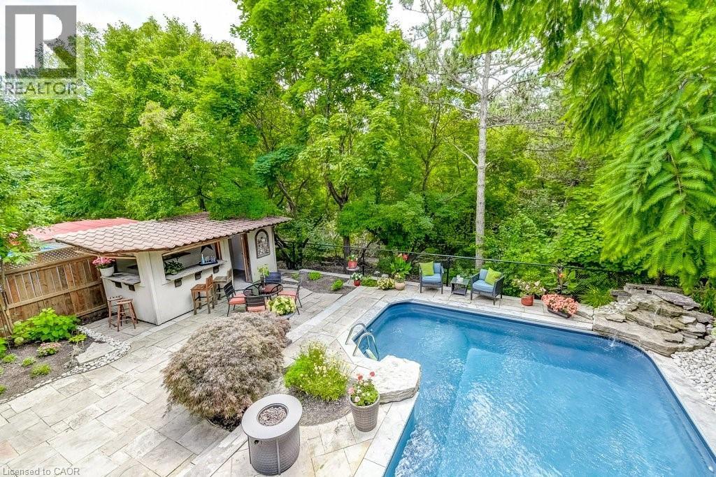 2080 Mckerlie Crescent, Burlington, ON - Outdoor With In Ground Pool With Deck Patio Veranda With Backyard