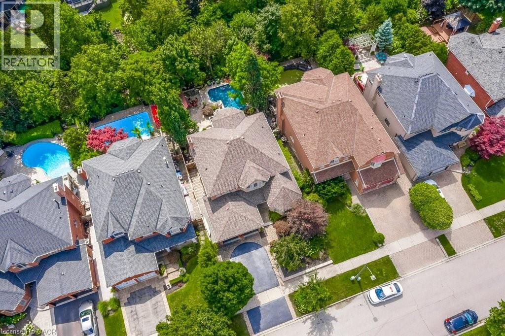 2080 Mckerlie Crescent, Burlington, ON - Outdoor With In Ground Pool With View