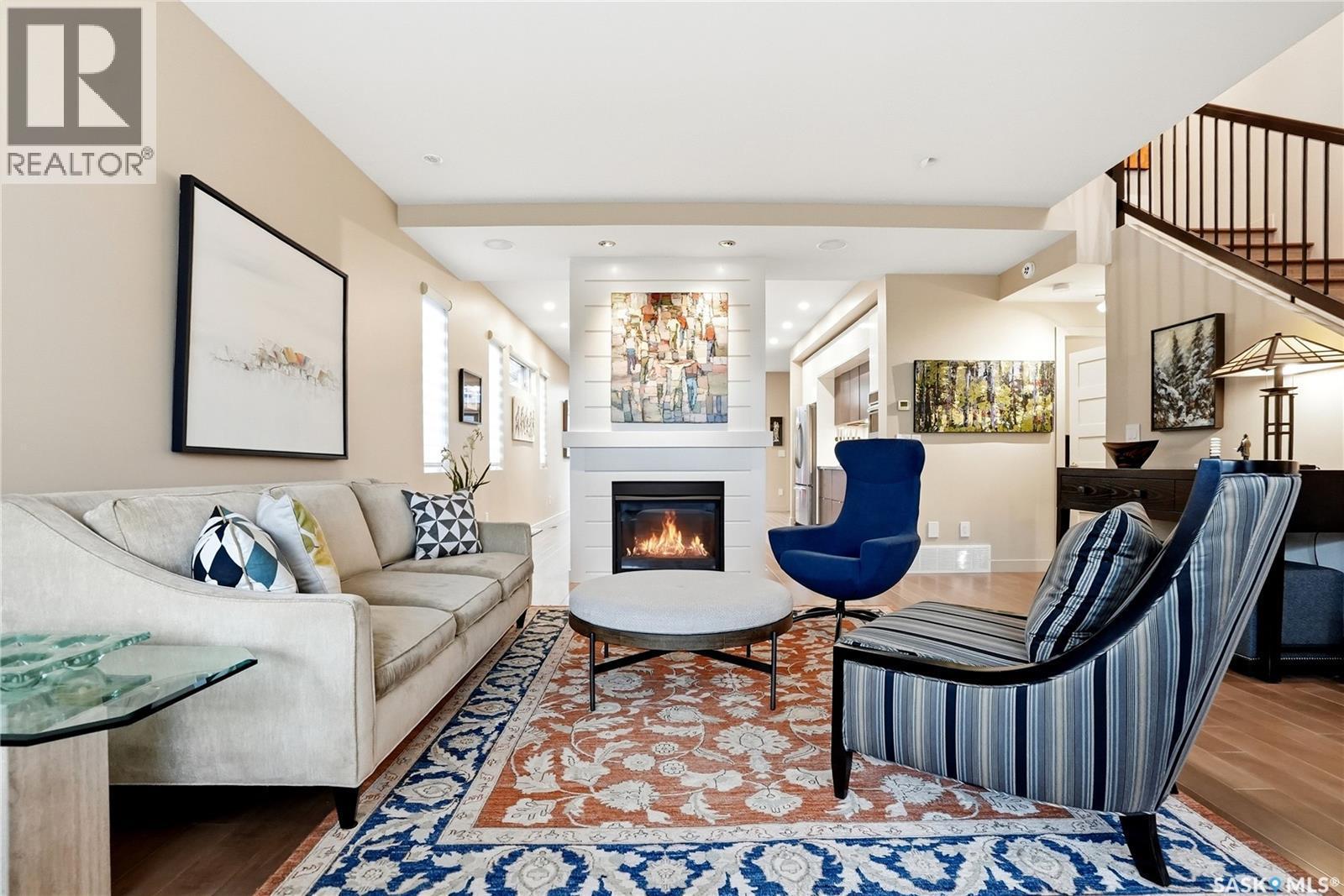 1212 Broadway Avenue E, Saskatoon, SK - Indoor With Fireplace