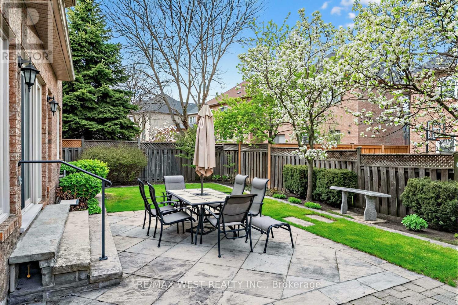 Back Yard Patio - 5519 Windy Hill Court, Mississauga, ON - Outdoor With Backyard