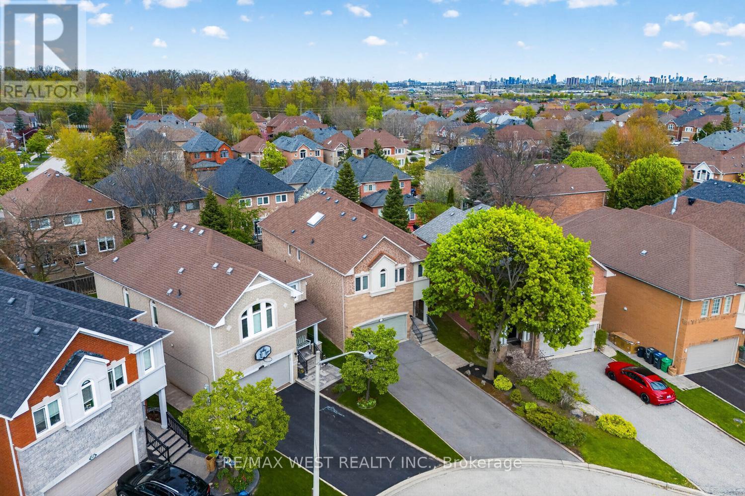 Aerial View - Windy Hill Crt - 5519 Windy Hill Court, Mississauga, ON - Outdoor With View