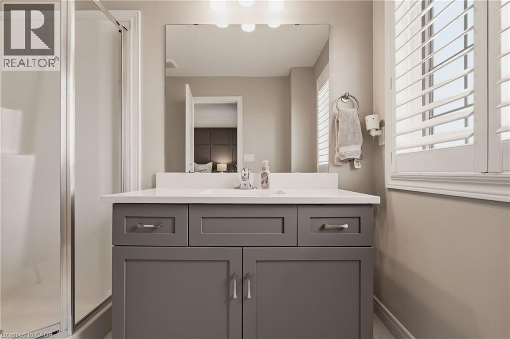 3 piece ensuite. - 81 Beasley Grove, Ancaster, ON - Indoor Photo Showing Bathroom
