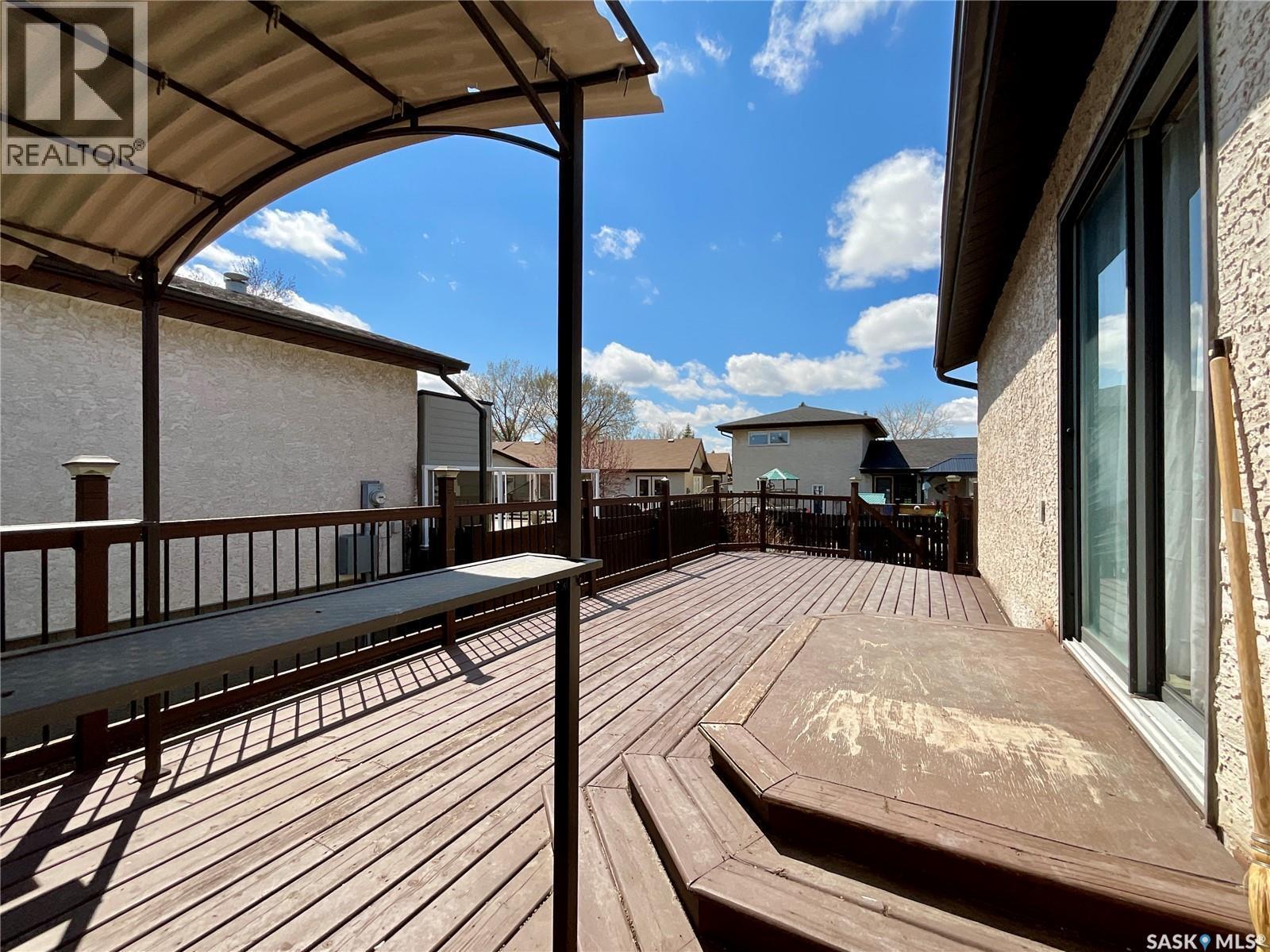 1134 Brown Street, Regina, SK - Outdoor With Deck Patio Veranda With Exterior