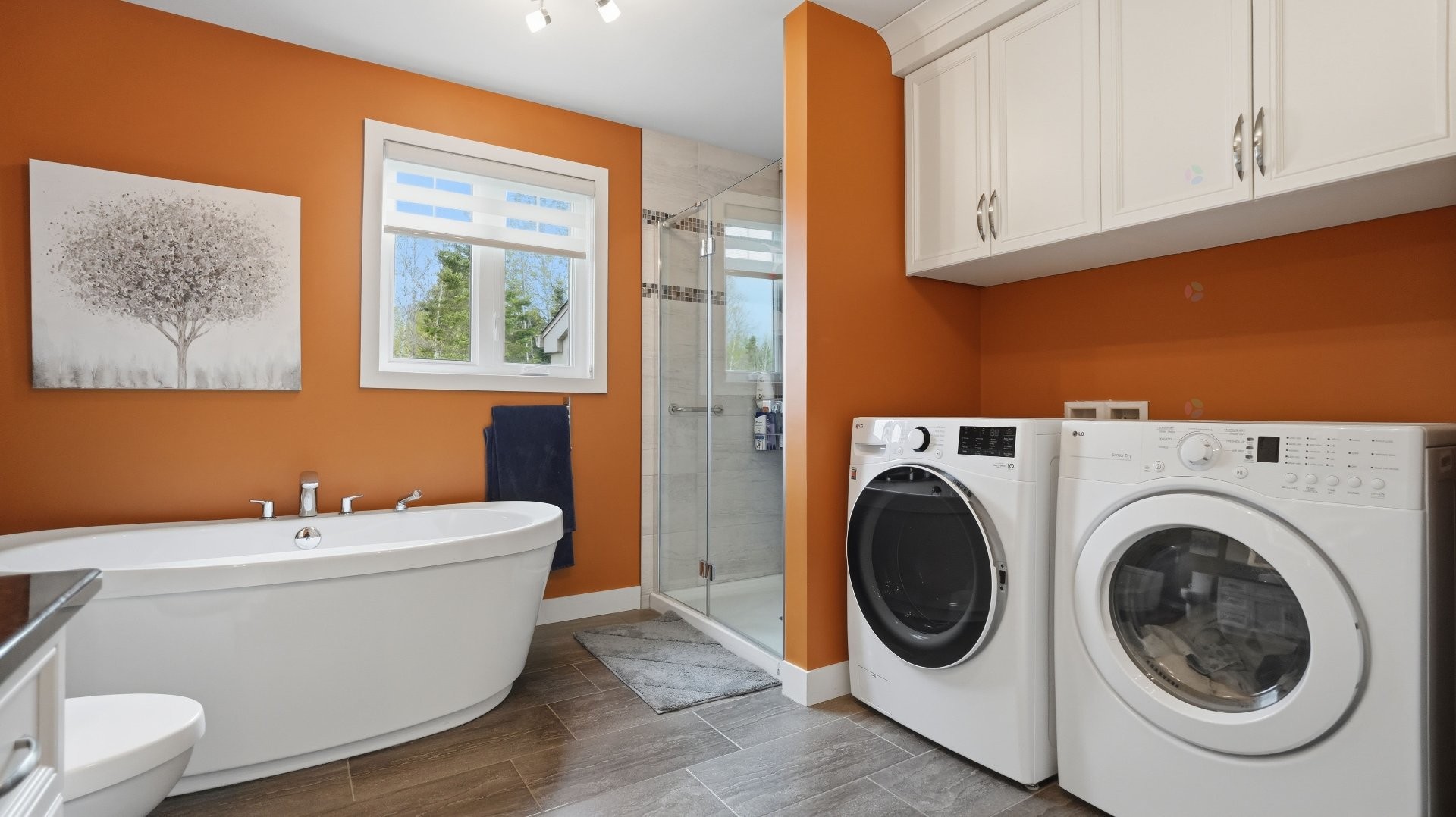 Salle de bains - 3664 18E Avenue, Saint-Prosper, QC - Indoor Photo Showing Laundry Room