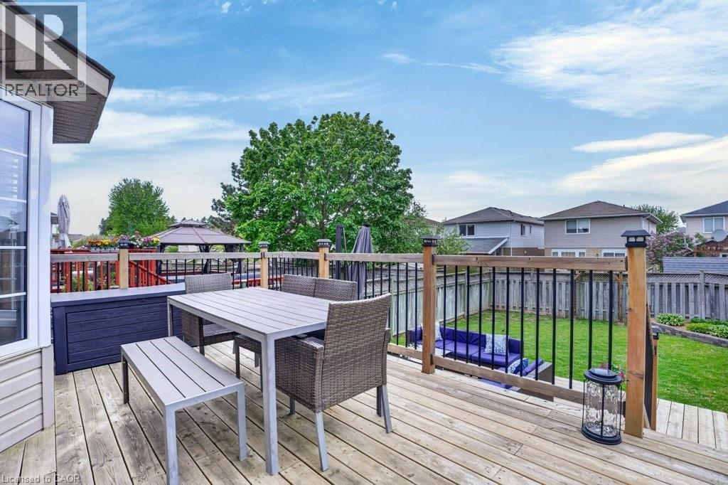 Deck - 222 Grey Fox Drive, Kitchener, ON - Outdoor With Deck Patio Veranda With Exterior