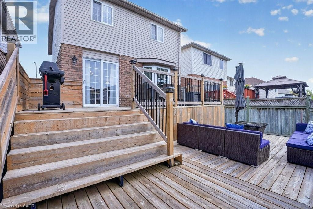 Deck - 222 Grey Fox Drive, Kitchener, ON - Outdoor With Deck Patio Veranda With Exterior