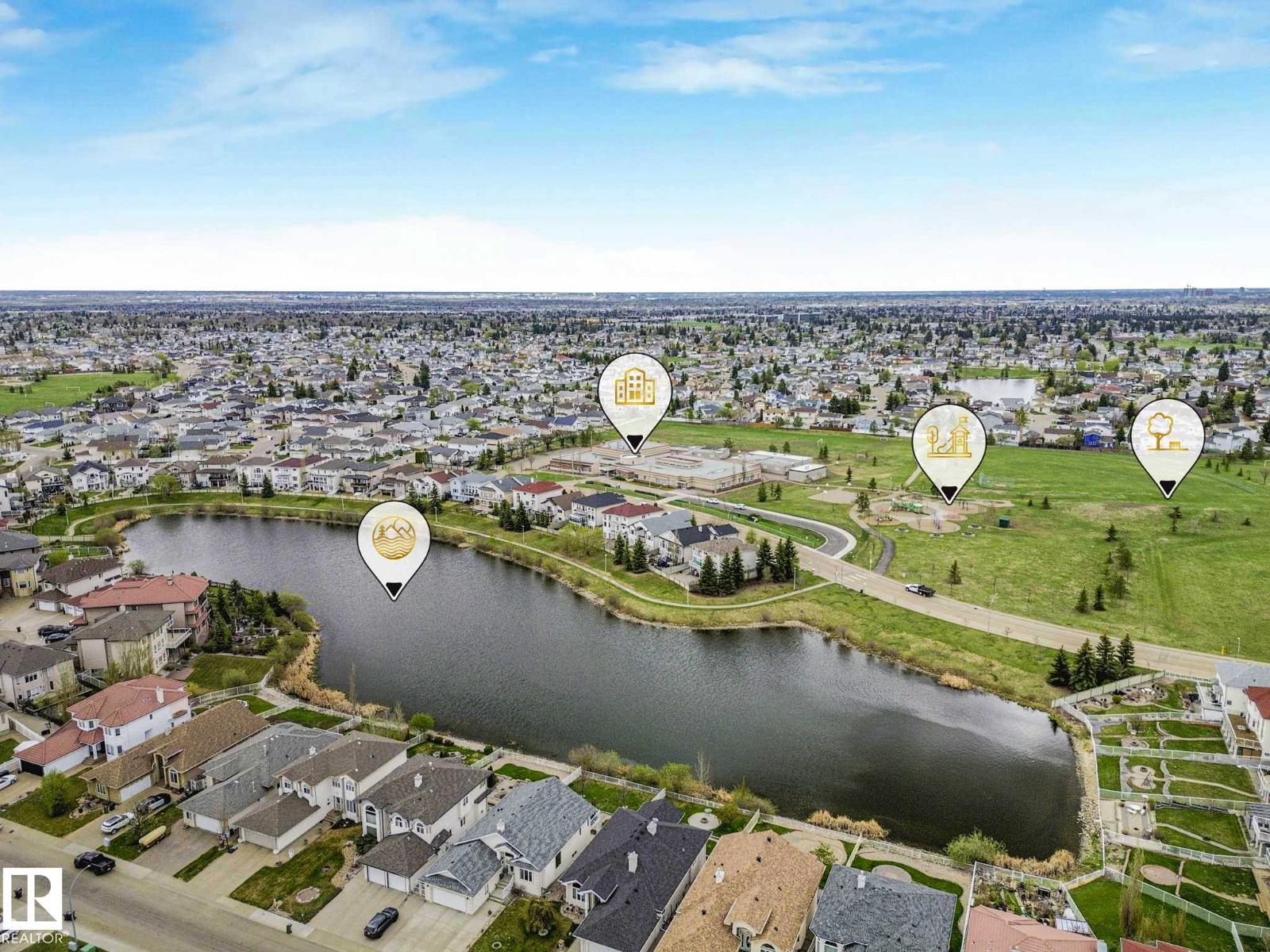 7516 161A Av Nw, Edmonton, AB - Outdoor With Body Of Water With View