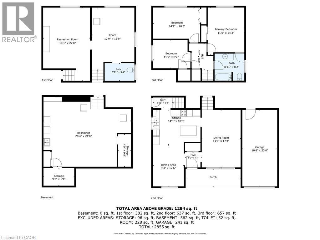 Floor plan - 643 Artreva Crescent, Burlington, ON - Other