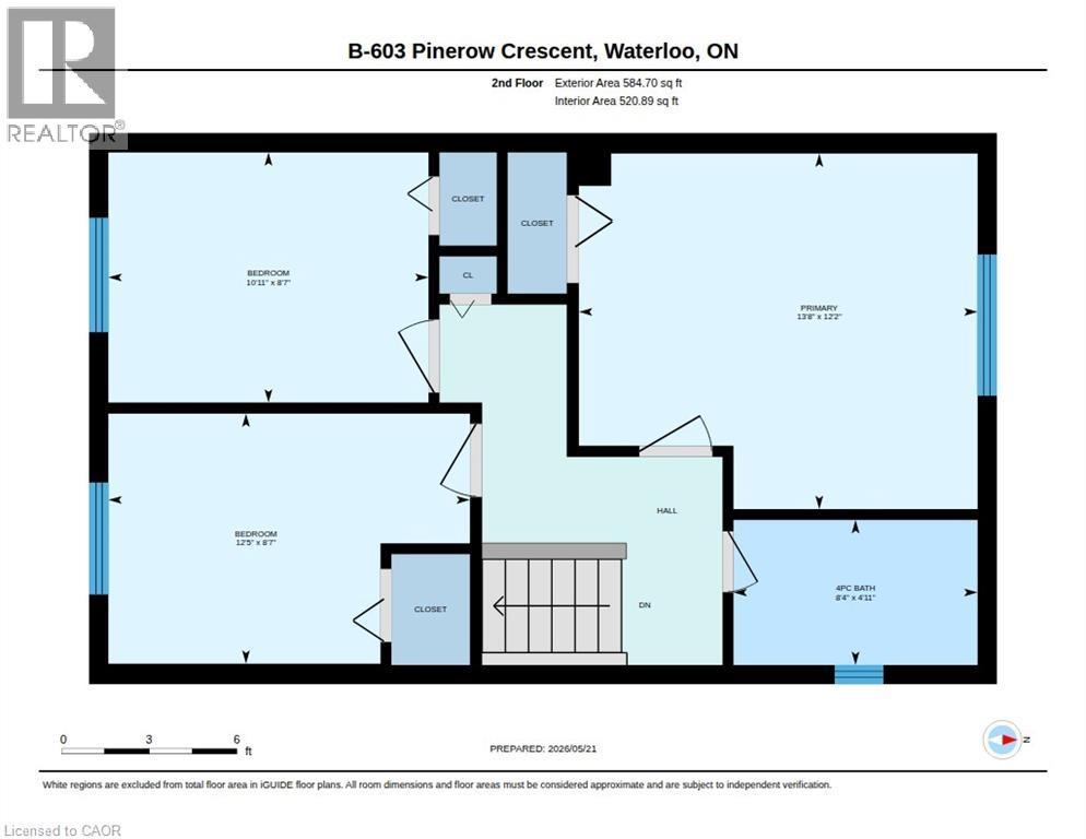 Floor plan - 603 Pinerow Crescent Unit# B, Waterloo, ON - Other