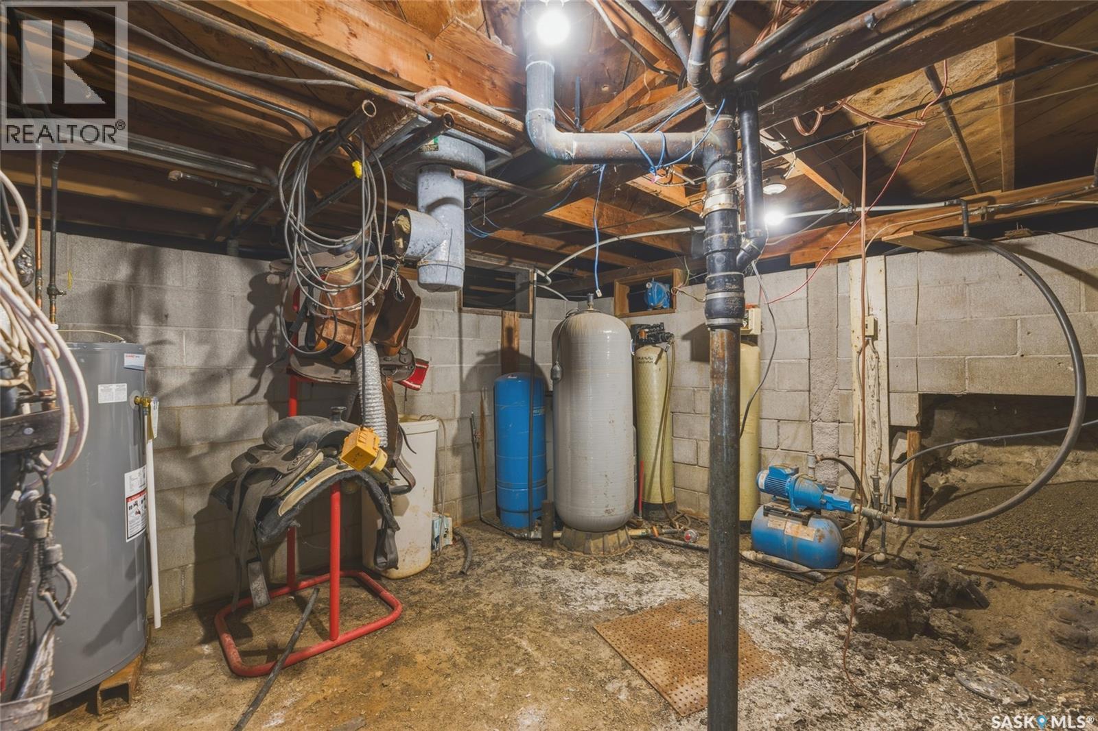 Hagel Acreage Rosthern, Rosthern Rm No. 403, SK - Indoor Photo Showing Basement