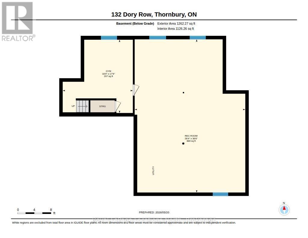 Lower Level - 132 Dory Row, Blue Mountains, ON