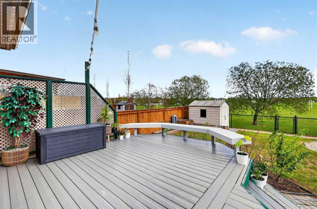Backyard - 44 Elgin Meadows Link Se, Calgary, AB