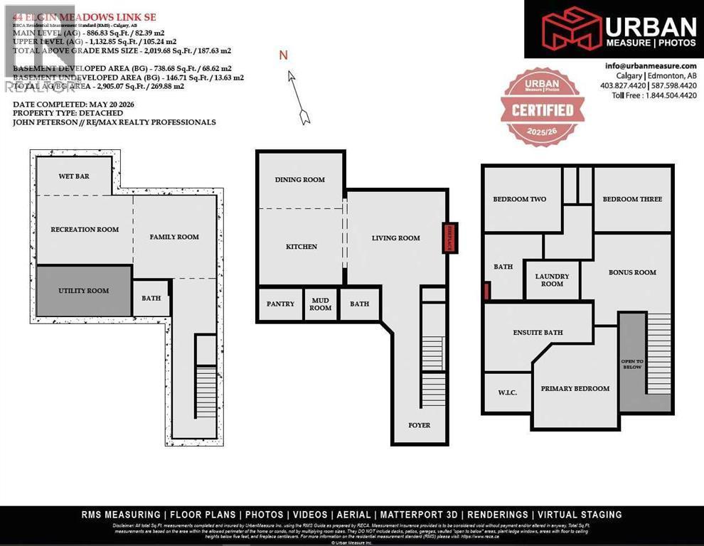 Floor plan - 44 Elgin Meadows Link Se, Calgary, AB
