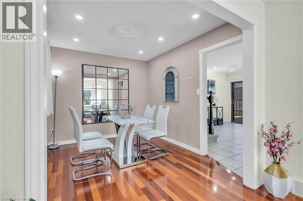Dining room featuring recessed lighting and wood-type flooring - 146 Bechtel Drive, Kitchener, ON - Indoor Photo Showing Other Room