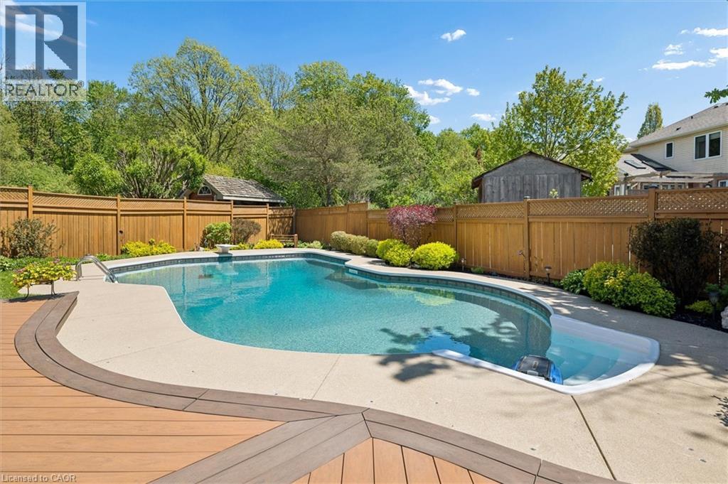 697 Breakwater Crescent, Waterloo, ON - Outdoor With In Ground Pool With Deck Patio Veranda With Backyard