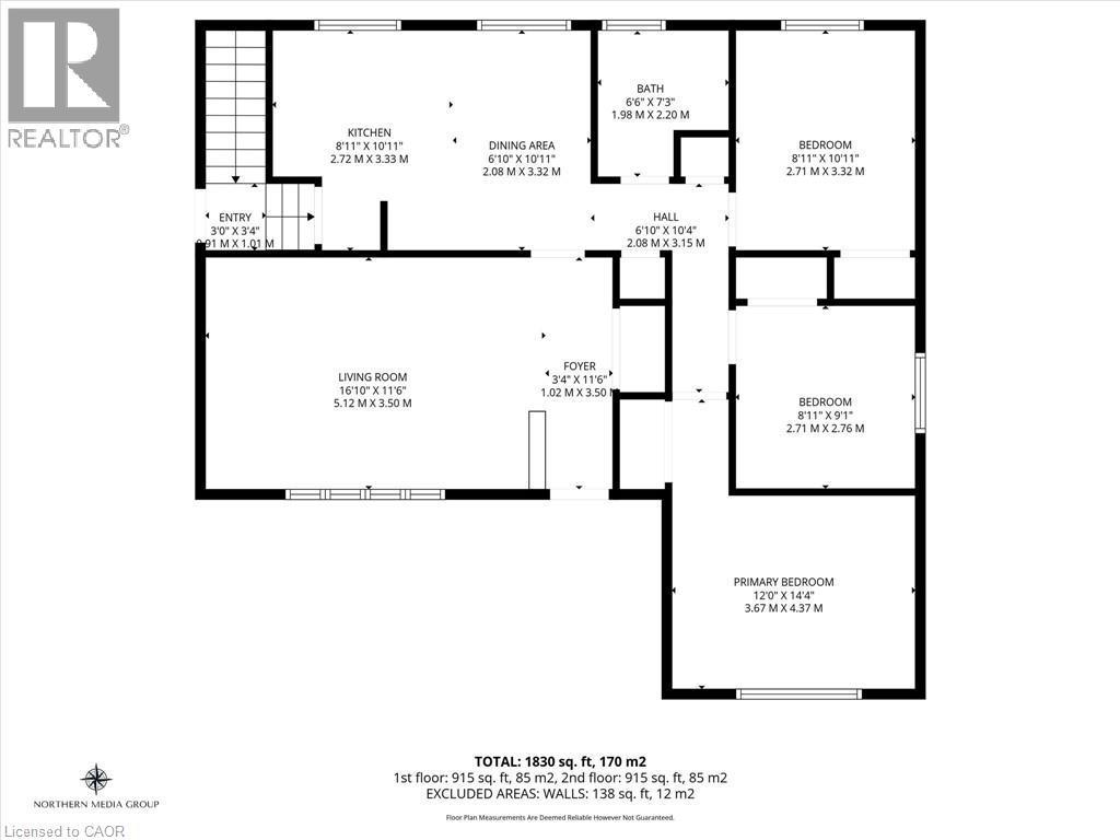 Floor plan - 46 Beaconsfield Drive, Hamilton, ON - Other