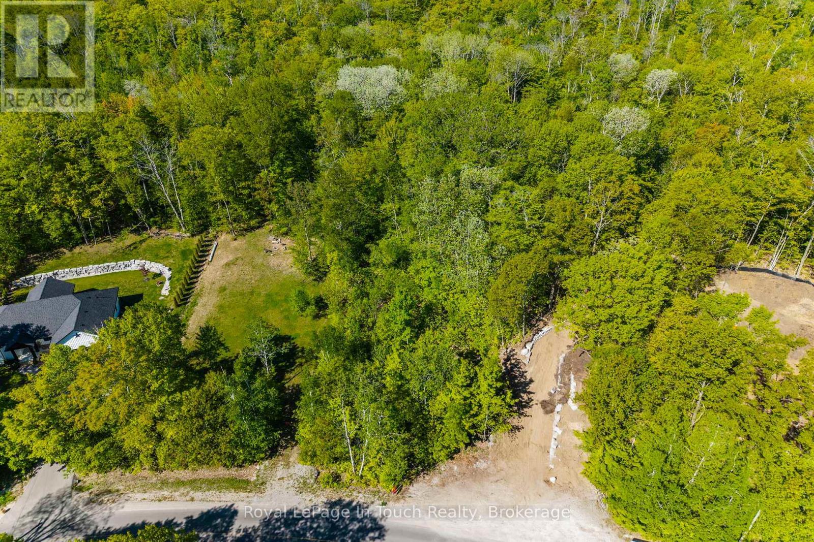 Treed Property-Aerial - 1536 Champlain Road, Tiny, ON