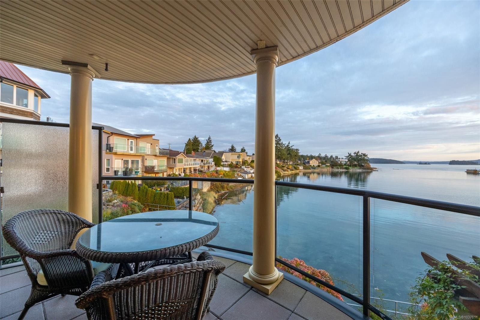 101-9949 Third St, Sidney, BC - Outdoor With Body Of Water With Deck Patio Veranda With View With Exterior