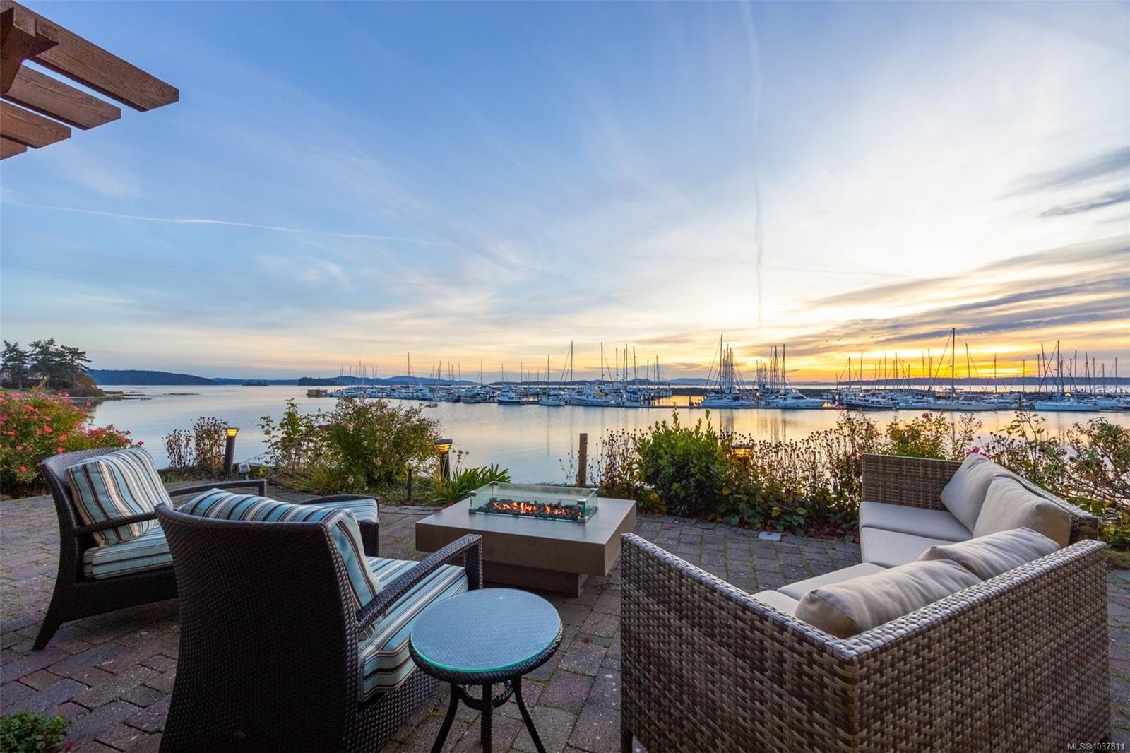 101-9949 Third St, Sidney, BC - Outdoor With Body Of Water With Deck Patio Veranda With View