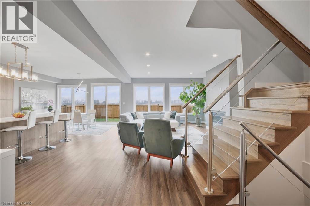 116 Bedrock Drive, Hamilton, ON - Indoor Photo Showing Other Room With Fireplace