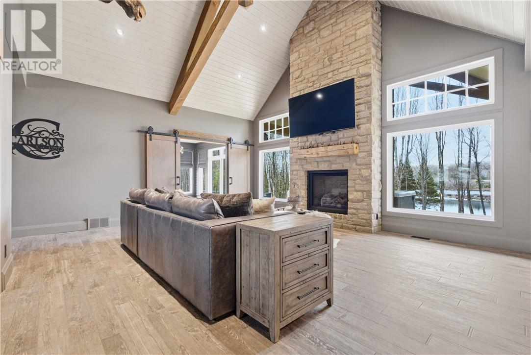 3 Pine Drive, Blind River, ON - Indoor With Fireplace