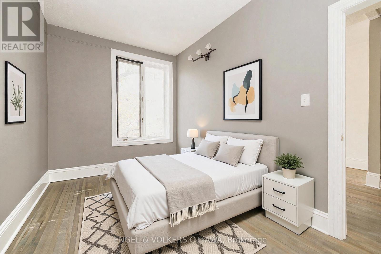 virtually staged - 84 Second Avenue, Ottawa, ON - Indoor Photo Showing Bedroom