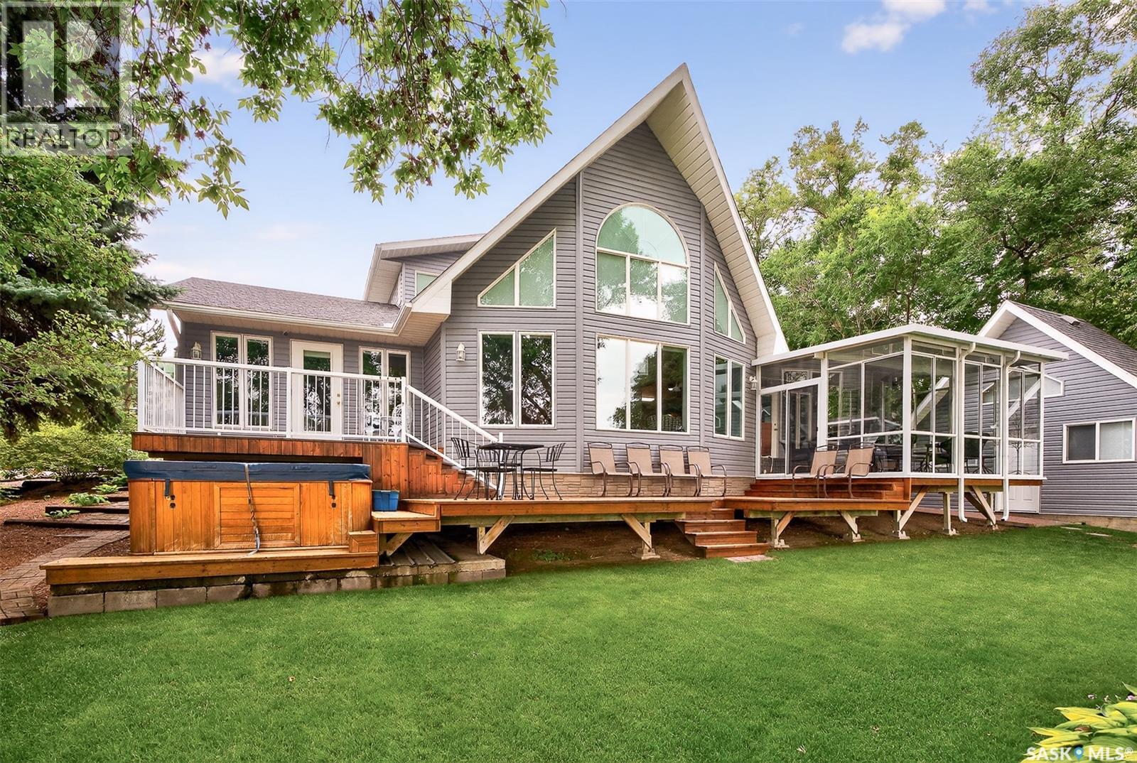 417 Daniel Drive, Buffalo Pound Lake, SK - Outdoor With Deck Patio Veranda